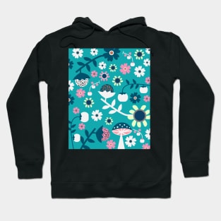 Sweet woodland pattern Hoodie